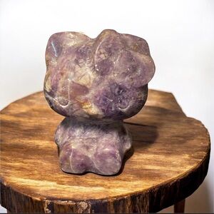 Purple Amethyst Stone Sculpture